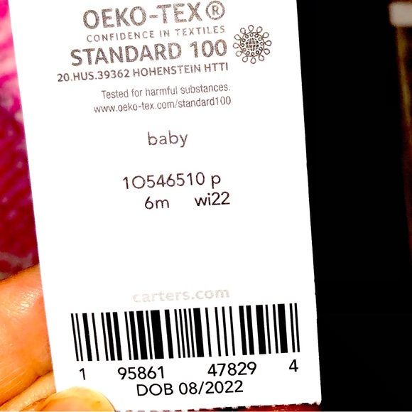 Carters Pink White Soft Plaid Sherpa Hooded Jumpsuit, snuggly bear ears 6mo NWT - Picture 10 of 12